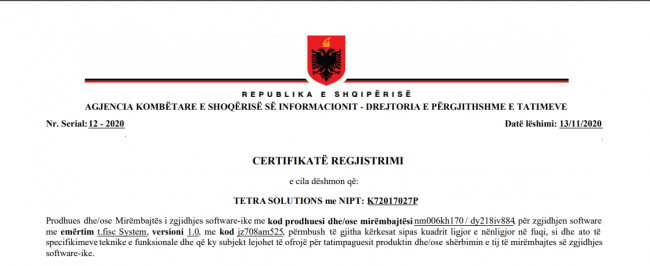 certifikata
